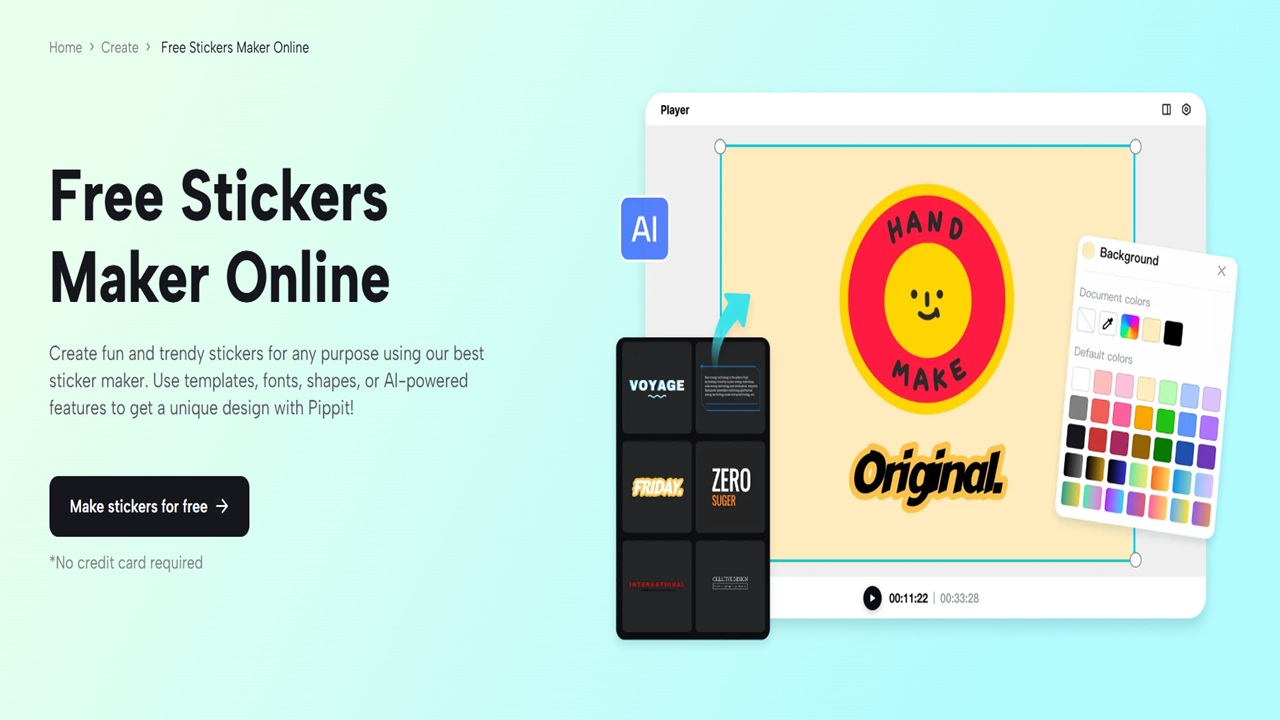Stickers Maker from Pippit AI: Features Several Essential Characteristics